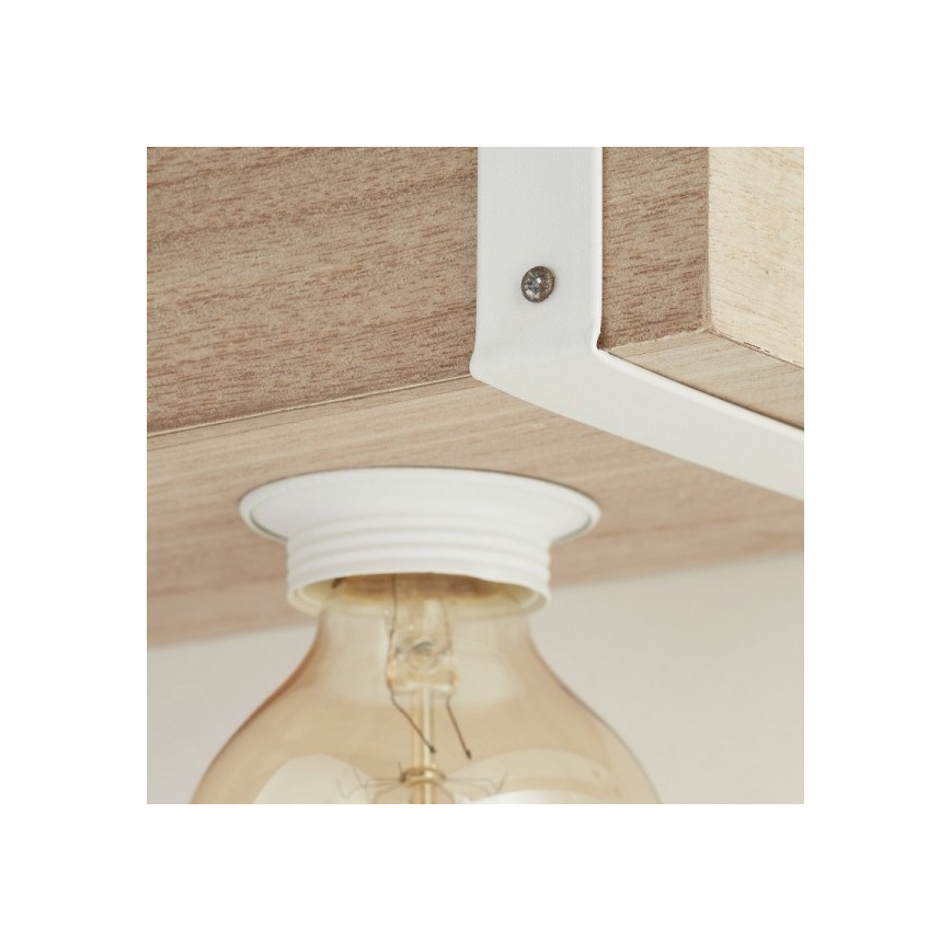 Brilliant - Luster na lanku WHITEWOOD 5xE27/30W/230V