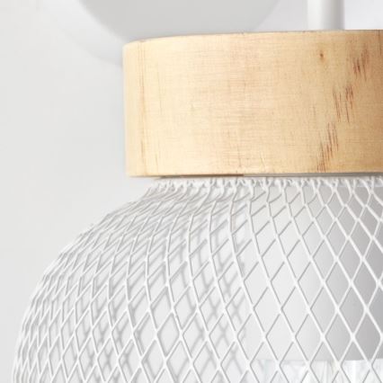 Brilliant - Nástenná lampa GIADA 1xE27/40W/230V biela
