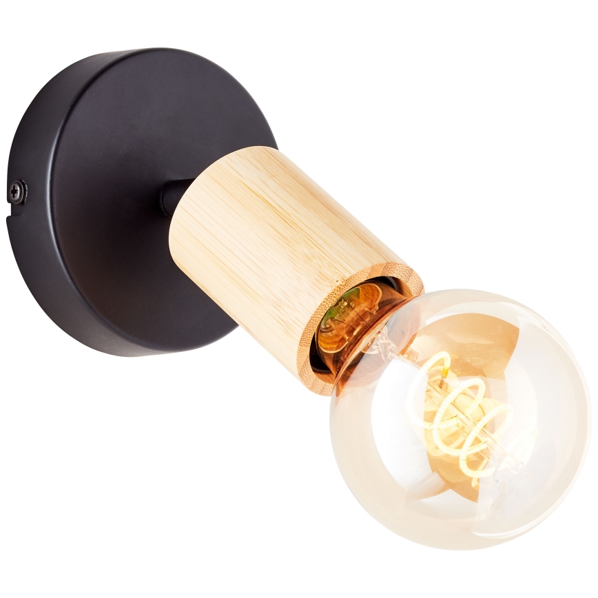 Brilliant - Nástenné bodové svietidlo 1xE27/28W/230V bambus