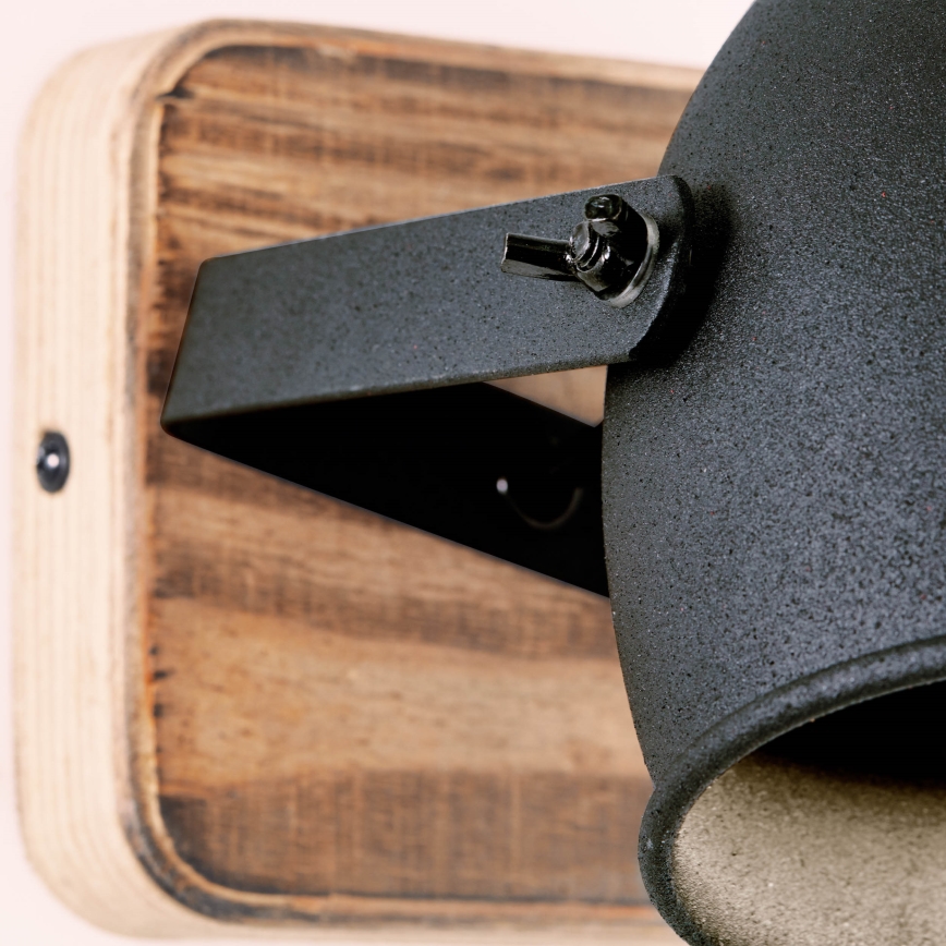 Brilliant - Nástenné bodové svietidlo CROWTON 1xGU10/6W/230V borovica