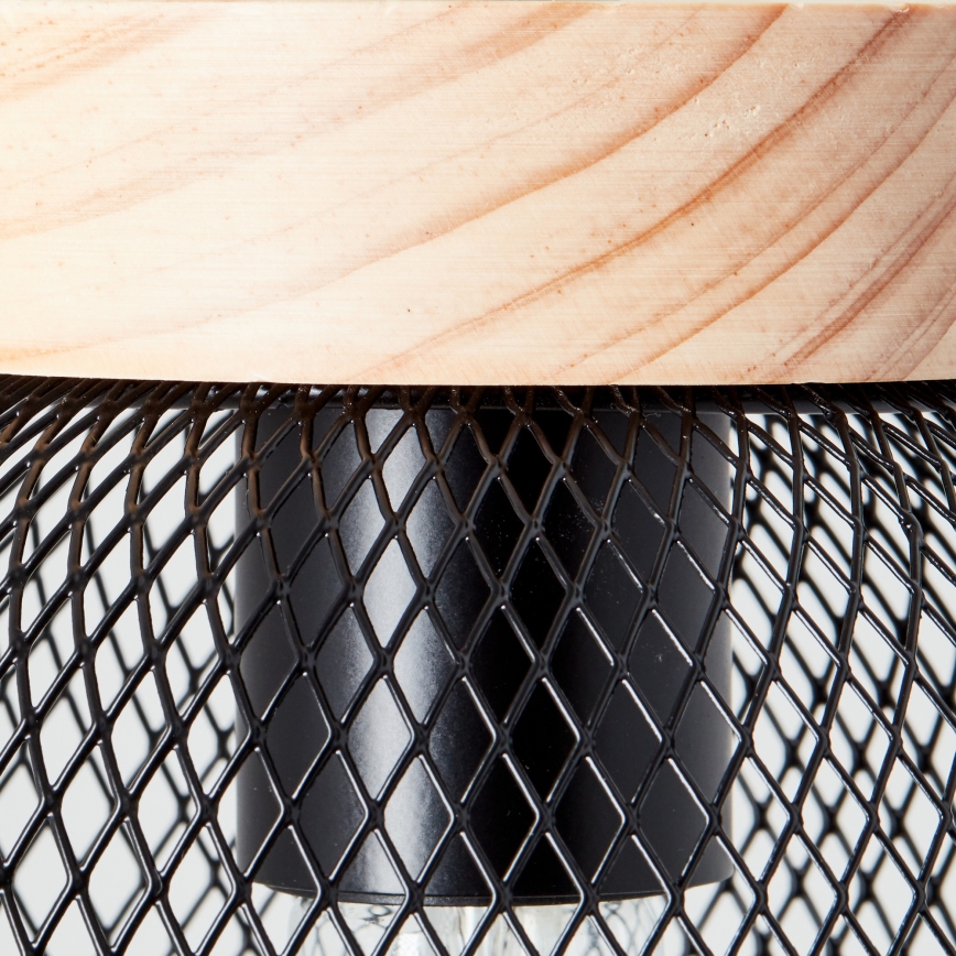 Brilliant - Nástenné svietidlo GIADA 1xE27/40W/230V čierne