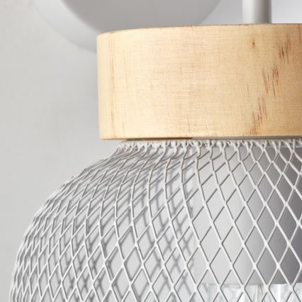 Brilliant - Nástenné svietidlo GIADA 1xE27/40W/230V sivé