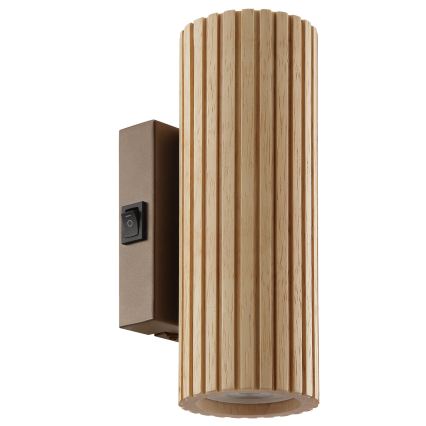 Brilliant - Nástenné svietidlo LAKEWOOD 2xGU10/10W/230V hnedé