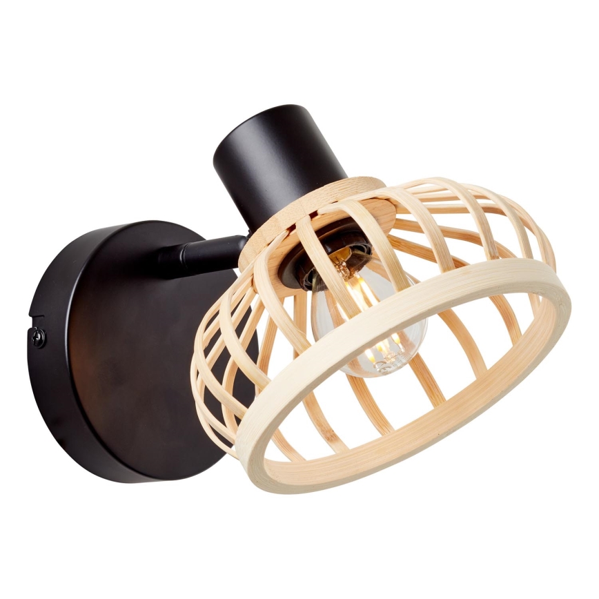 Brilliant - Nástenné svietidlo NORAH 1xE14/28W/230V bambus