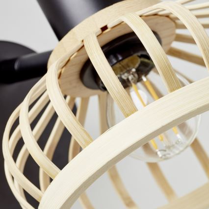 Brilliant - Nástenné svietidlo NORAH 1xE14/28W/230V bambus