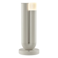 Brilliant - stmievateľná nabíjacia dotyková vonkajšia LED stolová lampa SAYU LED/2,5W/5V 2700K 2600 mAh IP44 sivá