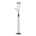 Brilliant - Stmievateľná stojacia LED lampa FINN 2xLED/13W/230V čierna