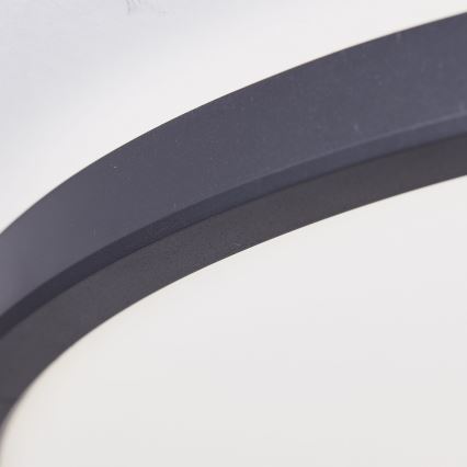 Brilliant - LED stmievateľné kúpeľňové stropné svietidlo BRENNAN LED/35W/230V pr. 54 cm IP44 čierna