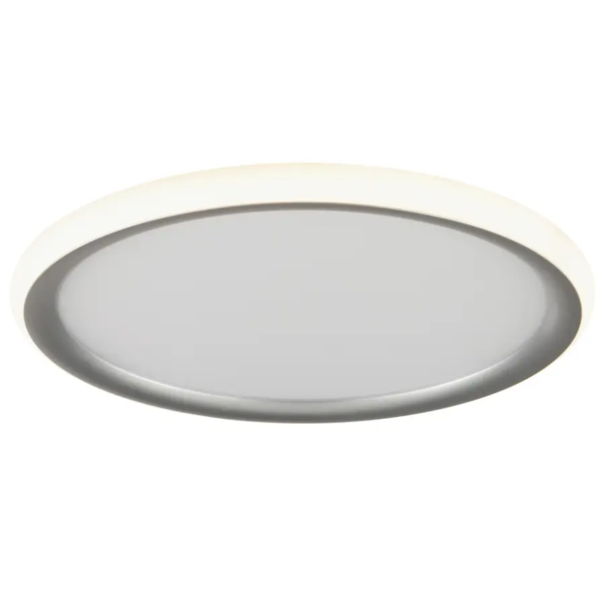 Brilliant - stmievané LED stropné svietidlo CARLOZ LED/16W/230V pr. 30 cm biela/šedá