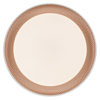 Brilliant - LED stmievateľné stropné svietidlo WALDO LED/36W/230V 3000-6500K pr. 48,5 cm biela/ružové zlato + diaľkové ovládanie