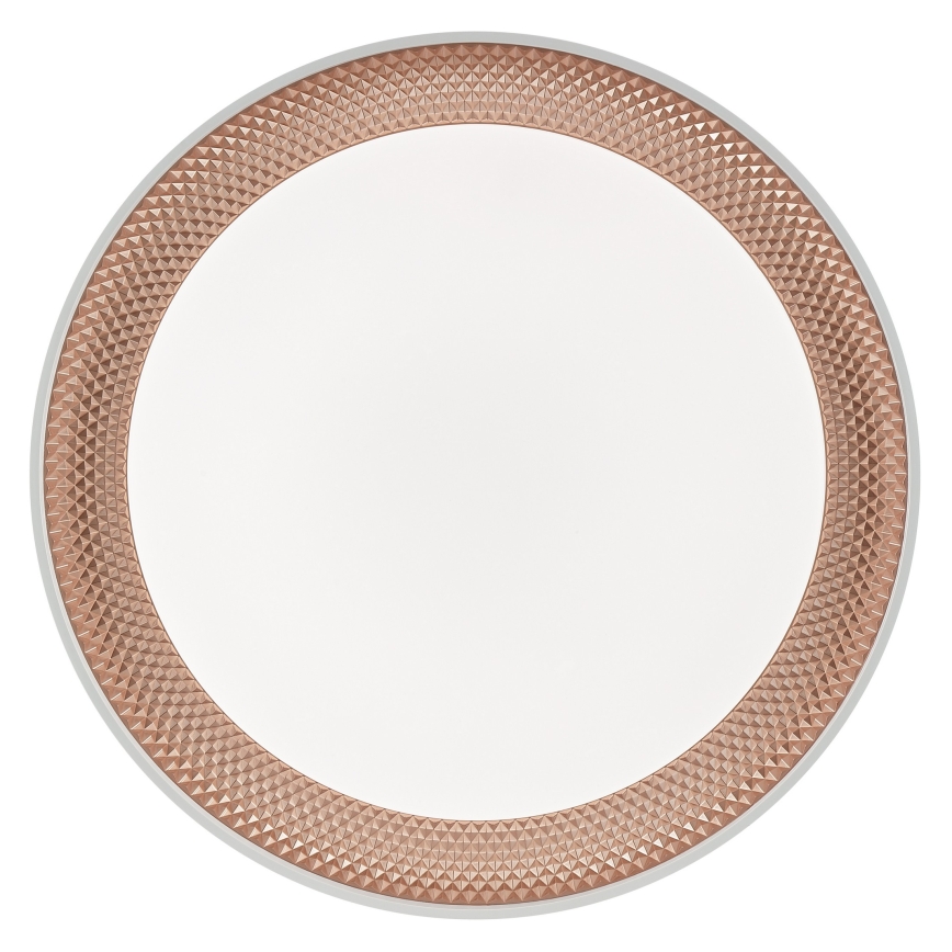Brilliant - LED stmievateľné stropné svietidlo WALDO LED/36W/230V 3000-6500K pr. 48,5 cm biela/ružové zlato + diaľkové ovládanie
