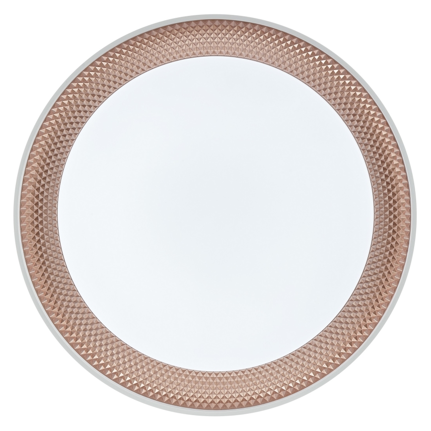 Brilliant - LED stmievateľné stropné svietidlo WALDO LED/36W/230V 3000-6500K pr. 48,5 cm biela/ružové zlato + diaľkové ovládanie