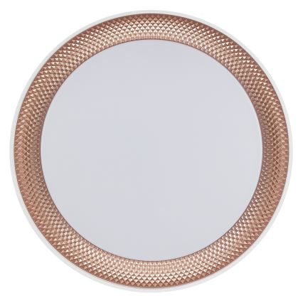 Brilliant - LED stmievateľné stropné svietidlo WALDO LED/36W/230V 3000-6500K pr. 48,5 cm biela/ružové zlato + diaľkové ovládanie