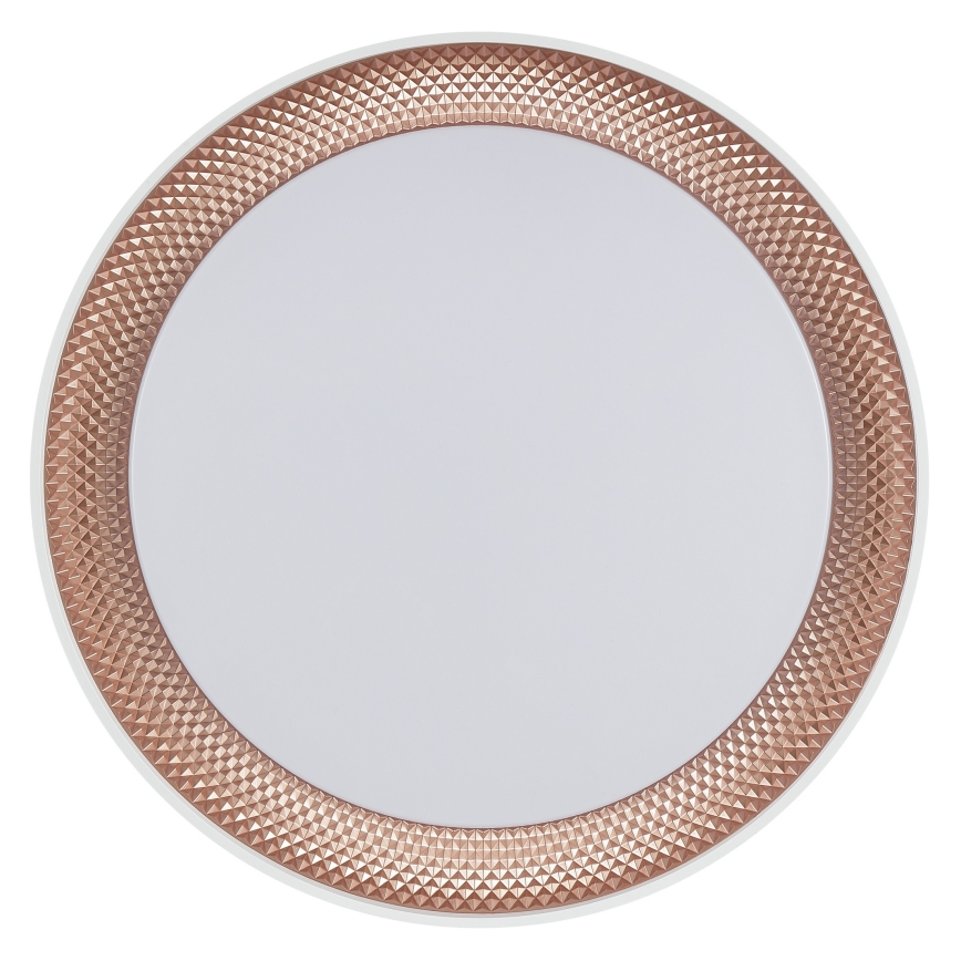 Brilliant - LED stmievateľné stropné svietidlo WALDO LED/36W/230V 3000-6500K pr. 48,5 cm biela/ružové zlato + diaľkové ovládanie