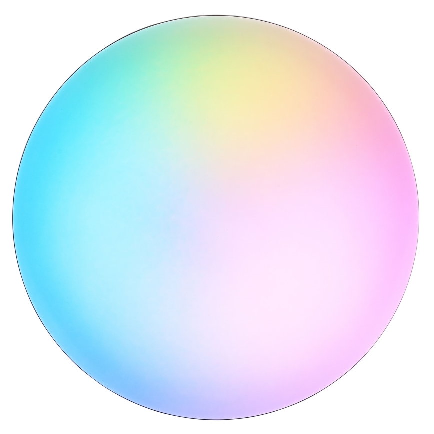 Brilliant - LED RGBW Stmievateľné stropné svietidlo LIVIO LED/20W/230V 3000-6500K priemer 38,5 cm čierna + diaľkové ovládanie