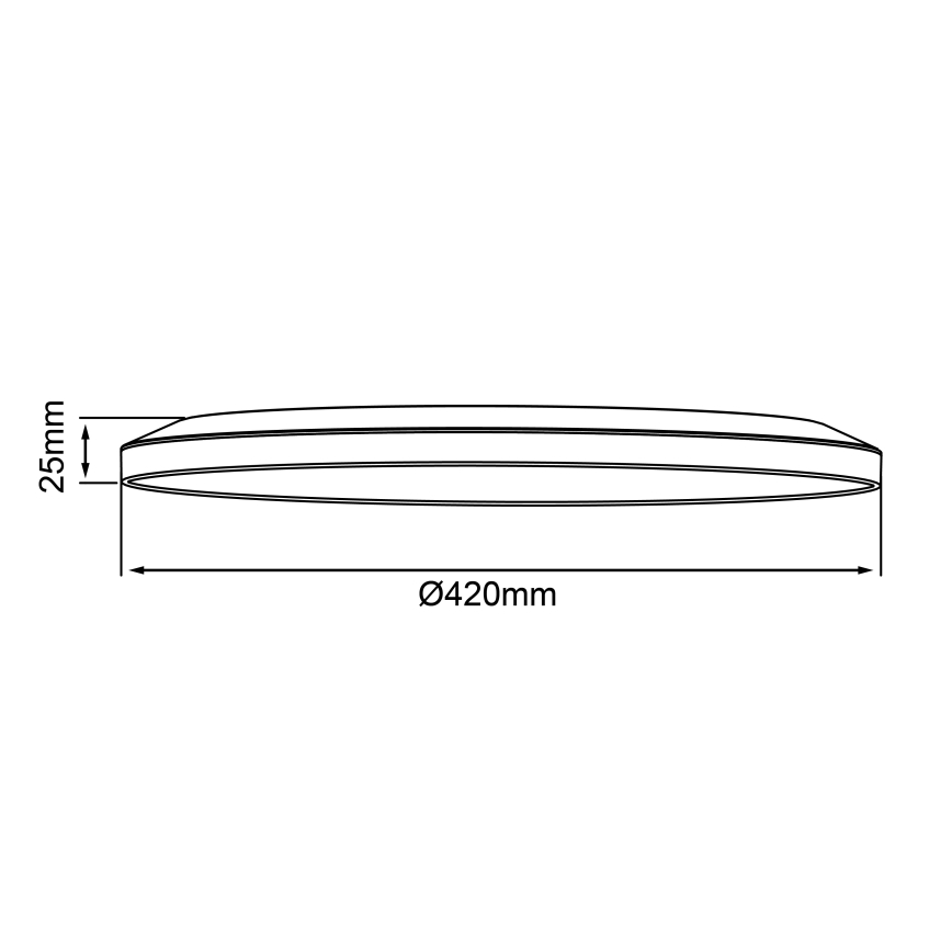 Brilliant - LED Stmievateľné stropné svietidlo SORELL LED/24/230V 3000-6500K pr. 42 cm biela + diaľkové ovládanie