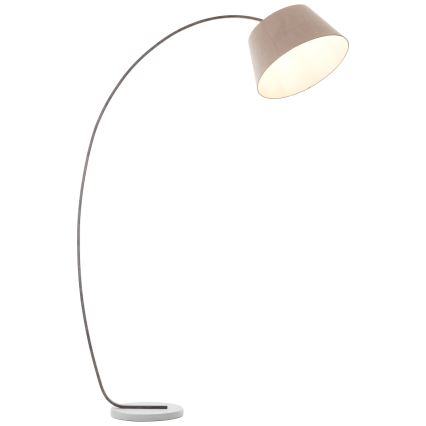 Brilliant - Stojacia lampa BROK 1xE27/60W/230V taupe