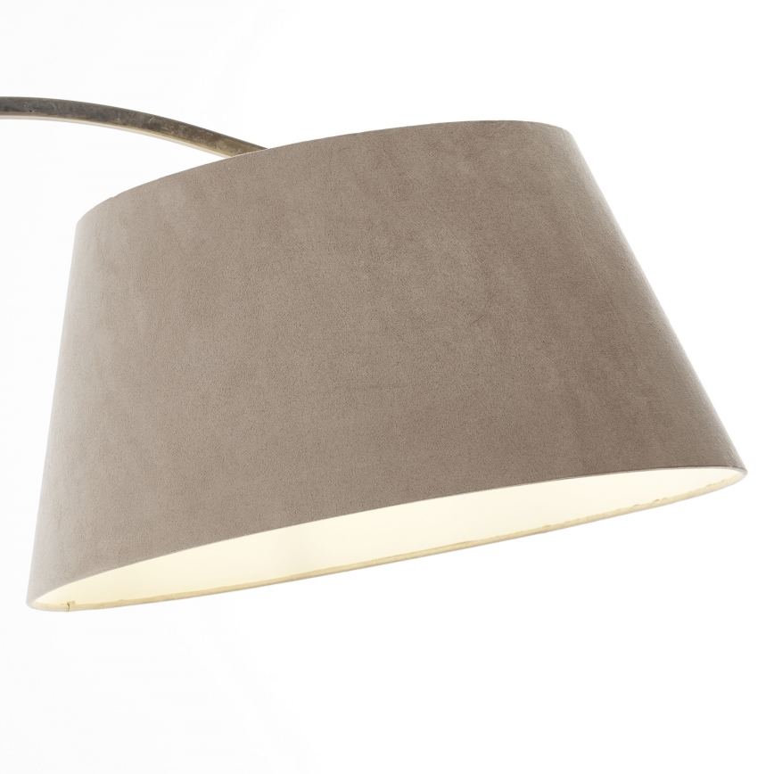Brilliant - Stojacia lampa BROK 1xE27/60W/230V taupe