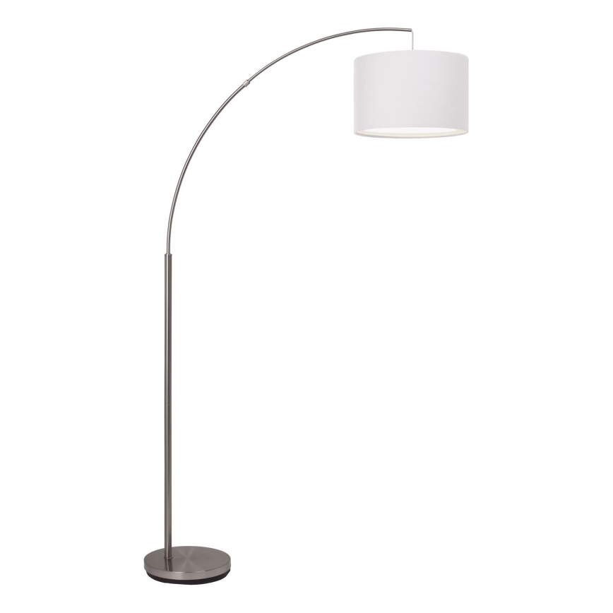 Brilliant - stojacia lampa CLARIE 1xE27/60W/230V matný chróm/biela