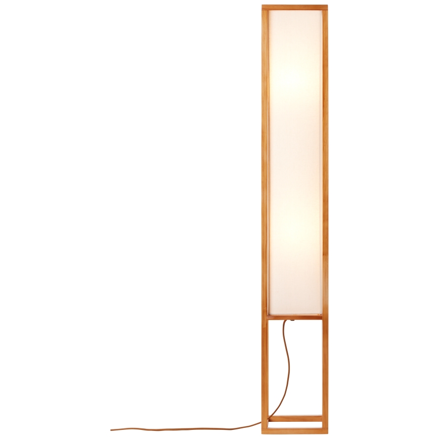 Brilliant - Stojacia lampa SEASIDE 2xE27/40W/230V biela/hnedá