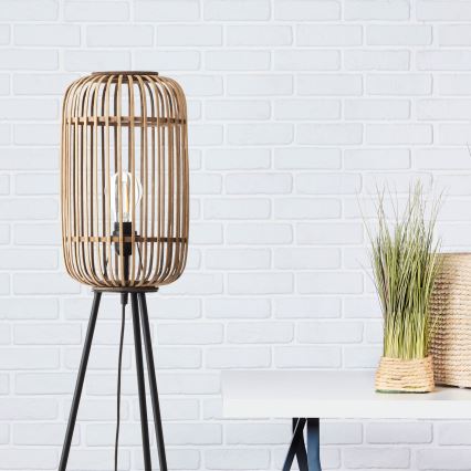 Brilliant - Stojacia lampa WOODROW 1xE27/60W/230V bambus