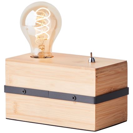 Brilliant - Stolná lampa BENNY 1xE27/40W/230V bambus