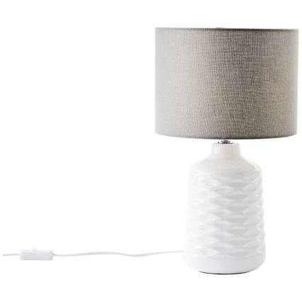 Brilliant - Stolná lampa ILYSA 1xE14/40W/230V biela/šedá