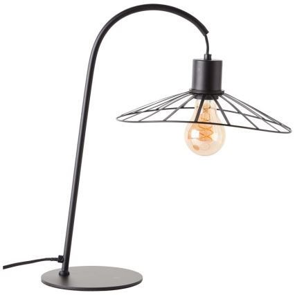 Brilliant - Stolná lampa LEIKA 1xE27/52W/230V čierna