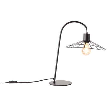 Brilliant - Stolná lampa LEIKA 1xE27/52W/230V čierna