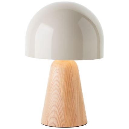 Brilliant - Stolná lampa NALAM 1xE14/40W/230V béžová/jaseň