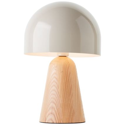 Brilliant - Stolná lampa NALAM 1xE14/40W/230V béžová/jaseň