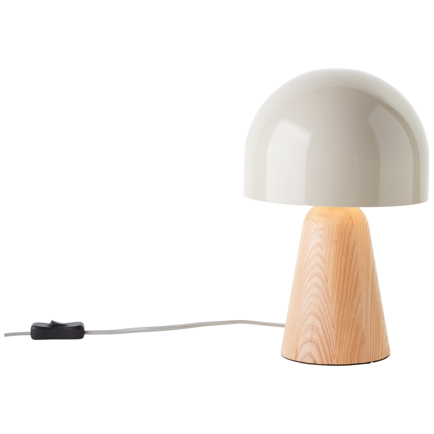 Brilliant - Stolná lampa NALAM 1xE14/40W/230V béžová/jaseň