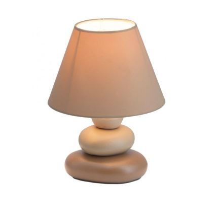 Brilliant - Stolná lampa PAOLO 1xE14/40W/230V keramika/béžová