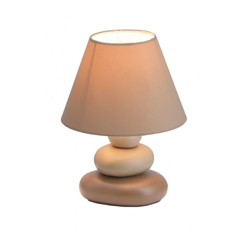 Brilliant - Stolná lampa PAOLO 1xE14/40W/230V keramika/béžová
