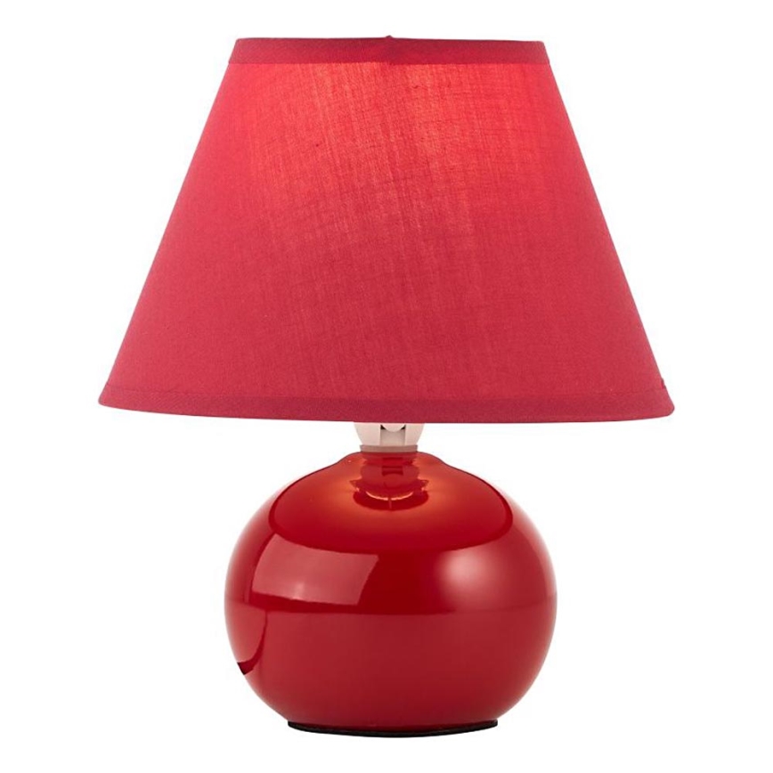Brilliant - Stolná lampa PRIMO 1xE14/40W/230V keramika/červená