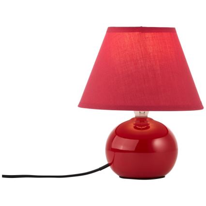 Brilliant - Stolná lampa PRIMO 1xE14/40W/230V keramika/červená