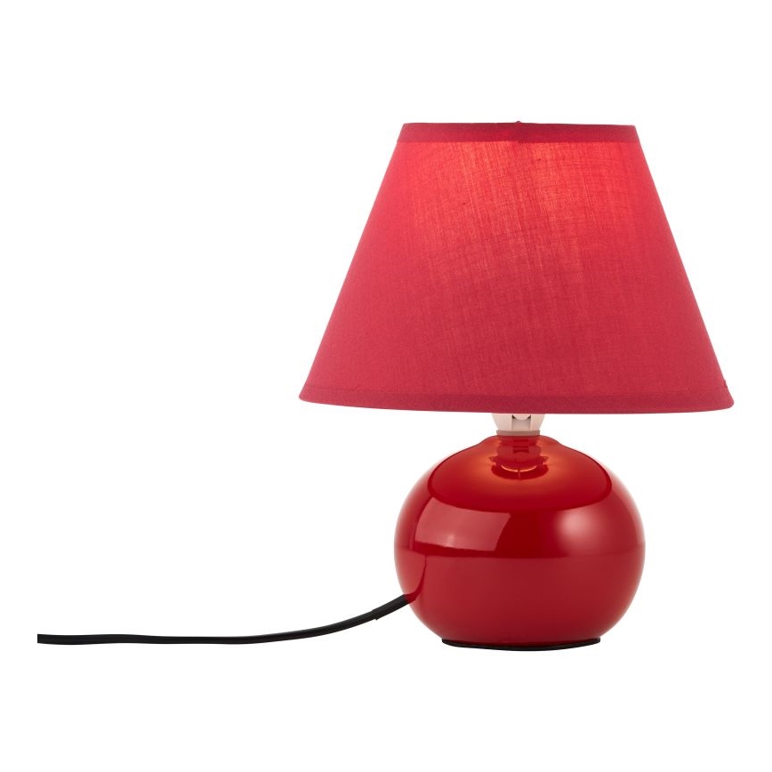 Brilliant - Stolná lampa PRIMO 1xE14/40W/230V keramika/červená