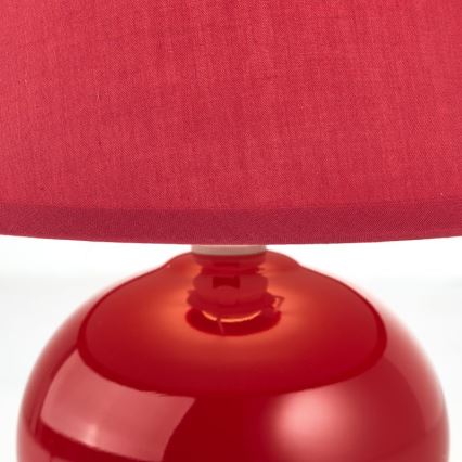 Brilliant - Stolná lampa PRIMO 1xE14/40W/230V keramika/červená