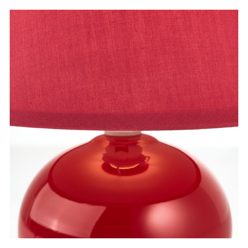 Brilliant - Stolná lampa PRIMO 1xE14/40W/230V keramika/červená