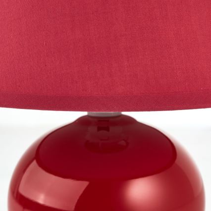 Brilliant - Stolná lampa PRIMO 1xE14/40W/230V keramika/červená