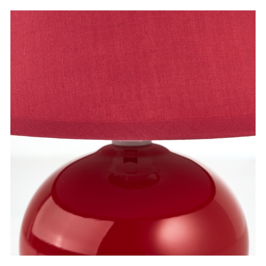 Brilliant - Stolná lampa PRIMO 1xE14/40W/230V keramika/červená
