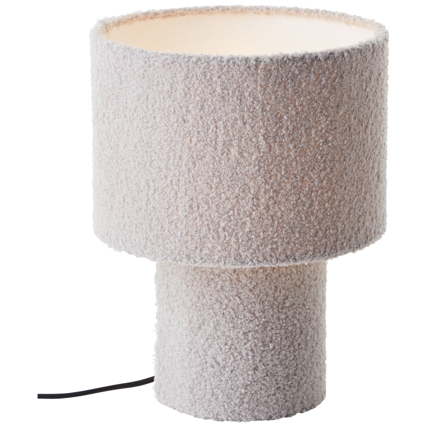 Brilliant - Stolná lampa TEDDY 1xE27/20W/230V sivá