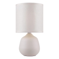 Brilliant - Stolová lampa AUREA 1xE14/20W/230V biela