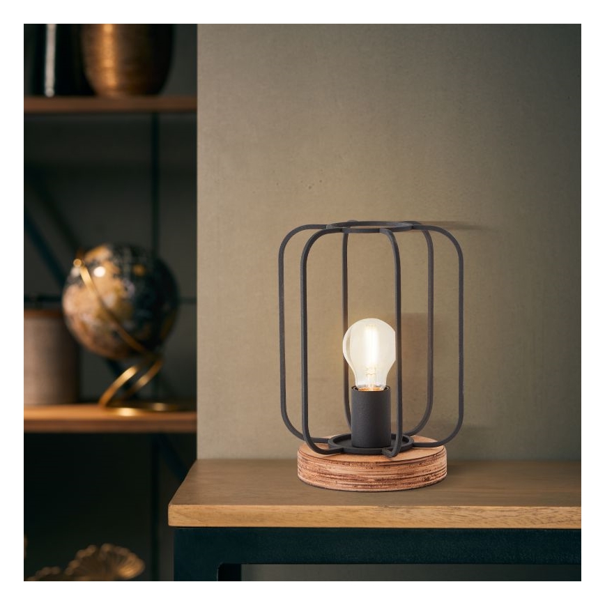 Brilliant - Stolová lampa TOSH 1xE27/40W/230V topoľ