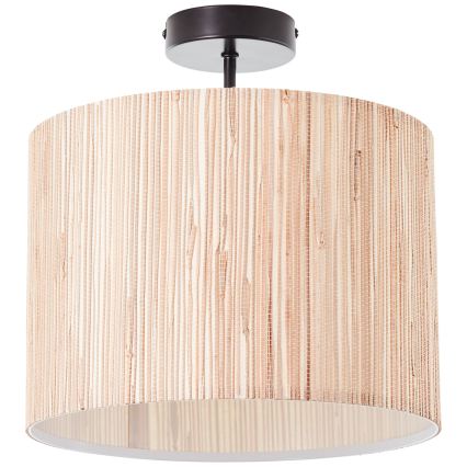 Brilliant - Stropné svietidlo WIMEA 1xE27/52W/230V, priemer 30 cm, čierna/béžová