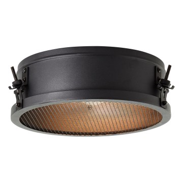 Brilliant - Stropné svietidlo ZOIS 1xE27/28W/230V pr. 30 cm čierne