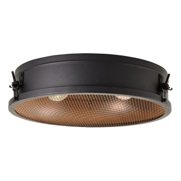 Brilliant - Stropné svietidlo ZOIS 2xE27/28W/230V priemer 42 cm čierne