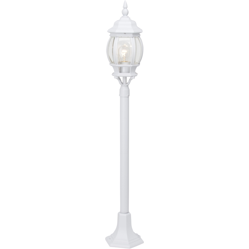 Brilliant - Vonkajšia lampa ISTRIA 1xE27/60W/230V 112 cm IP23 biela