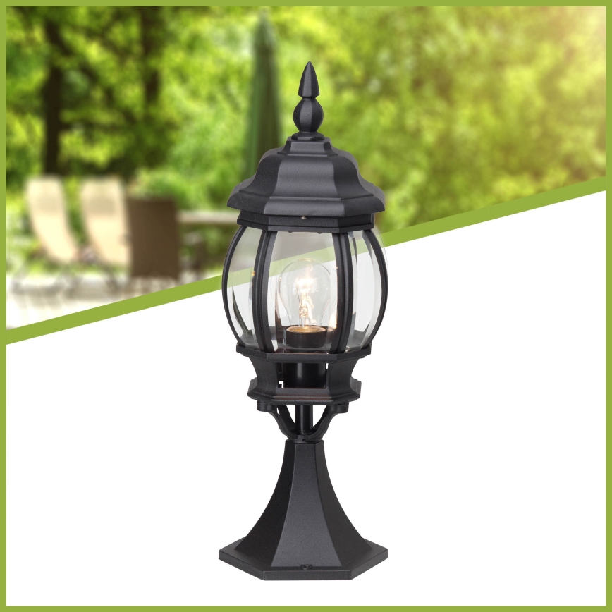 Brilliant - Vonkajšia lampa ISTRIA 1xE27/60W/230V 50 cm IP23 čierna