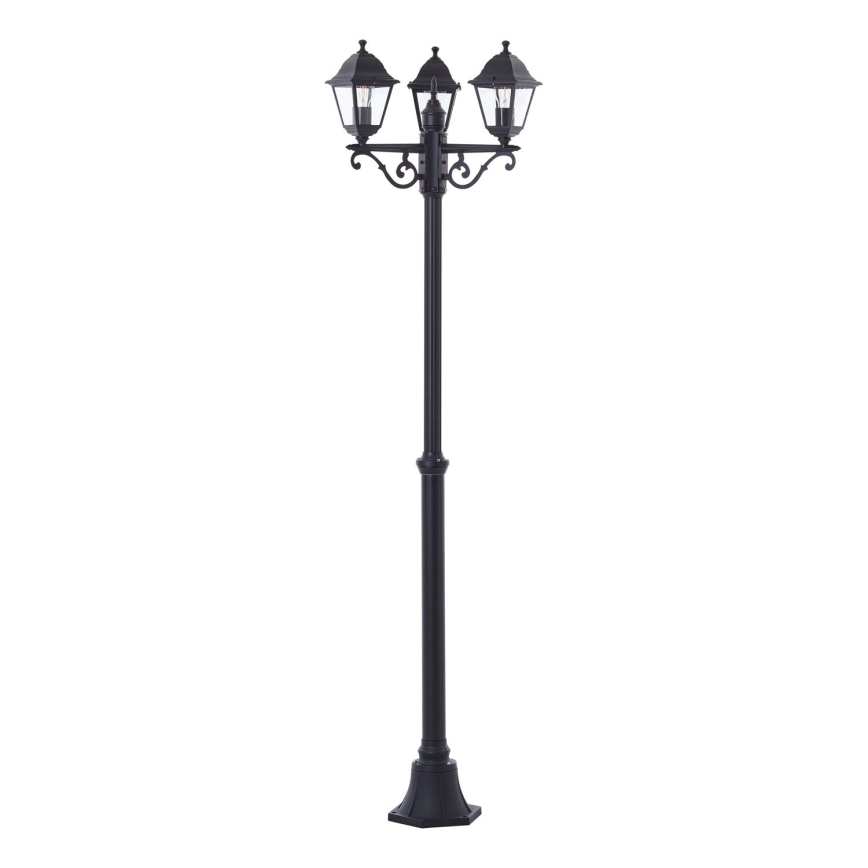 Brilliant - Vonkajšia lampa NISSIE 3xE27/60W/230V IP44 čierna